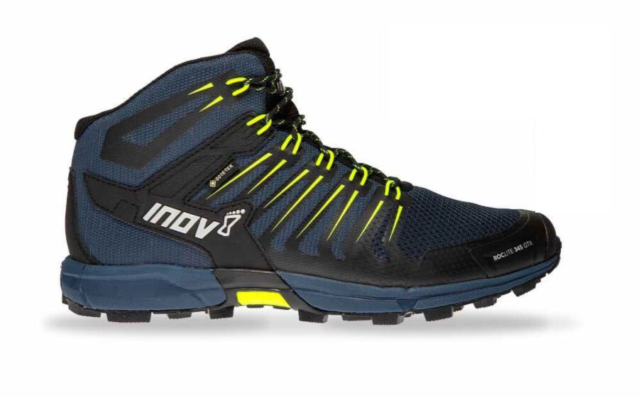 Buty Trekkingowe Inov-8 Roclite G 345 Gtx Męskie Granatowe/Żółte JHM-054369